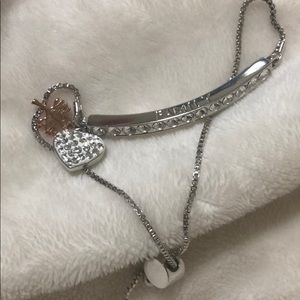 Nordstrom Silver tree of life bracelet Swarovski